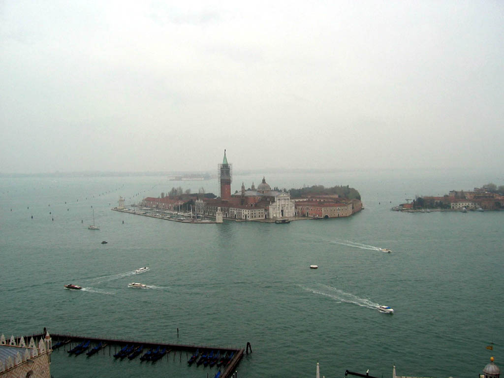 Basilica di San Giorgio Maggiore, view from St. Mark's Campanile