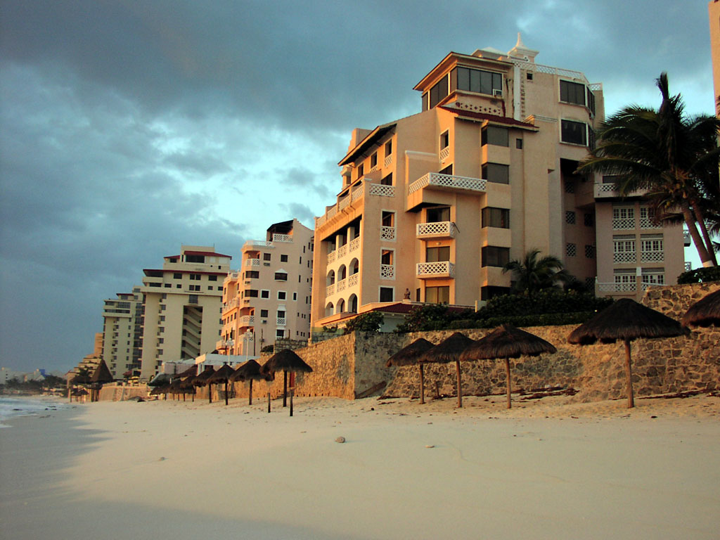 The Cancun Plaza on the waterfront
