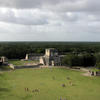 View of Grand Ballcourt from top of El Castillo