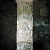 Carvings on a structural column