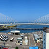 Amori Bay Bridge, panorama from hotel