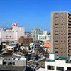 Hirosaki, panorama view of city and Mt. Iwaki