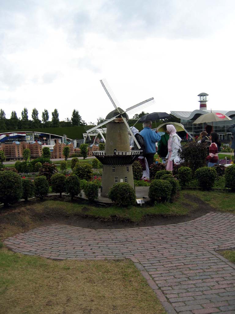 Madurodam Miniature City at Scheveningen - Holland; famous for windmills