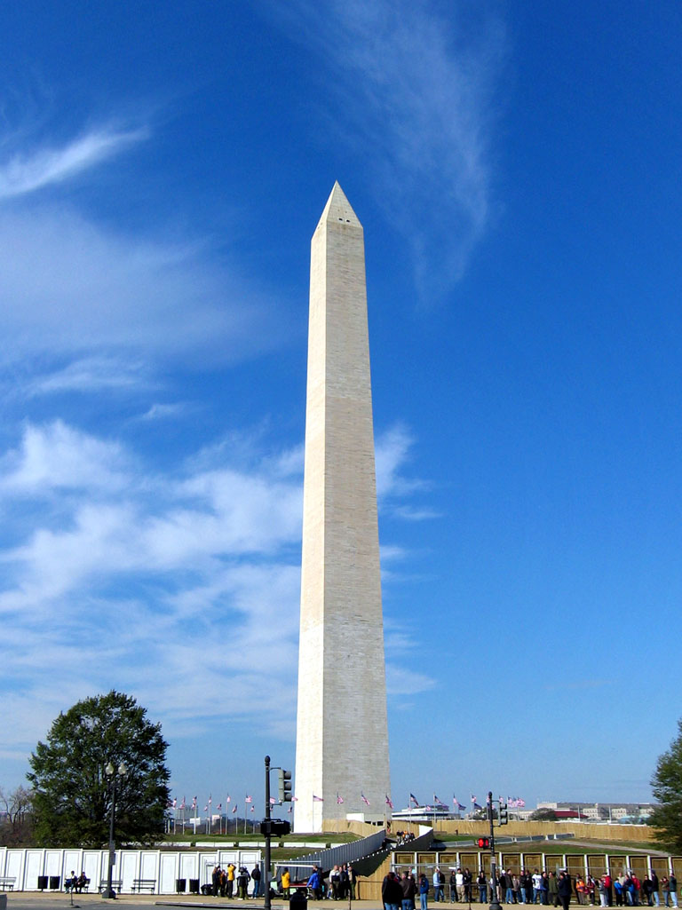 Washington Monument - East Elevation from National Mall