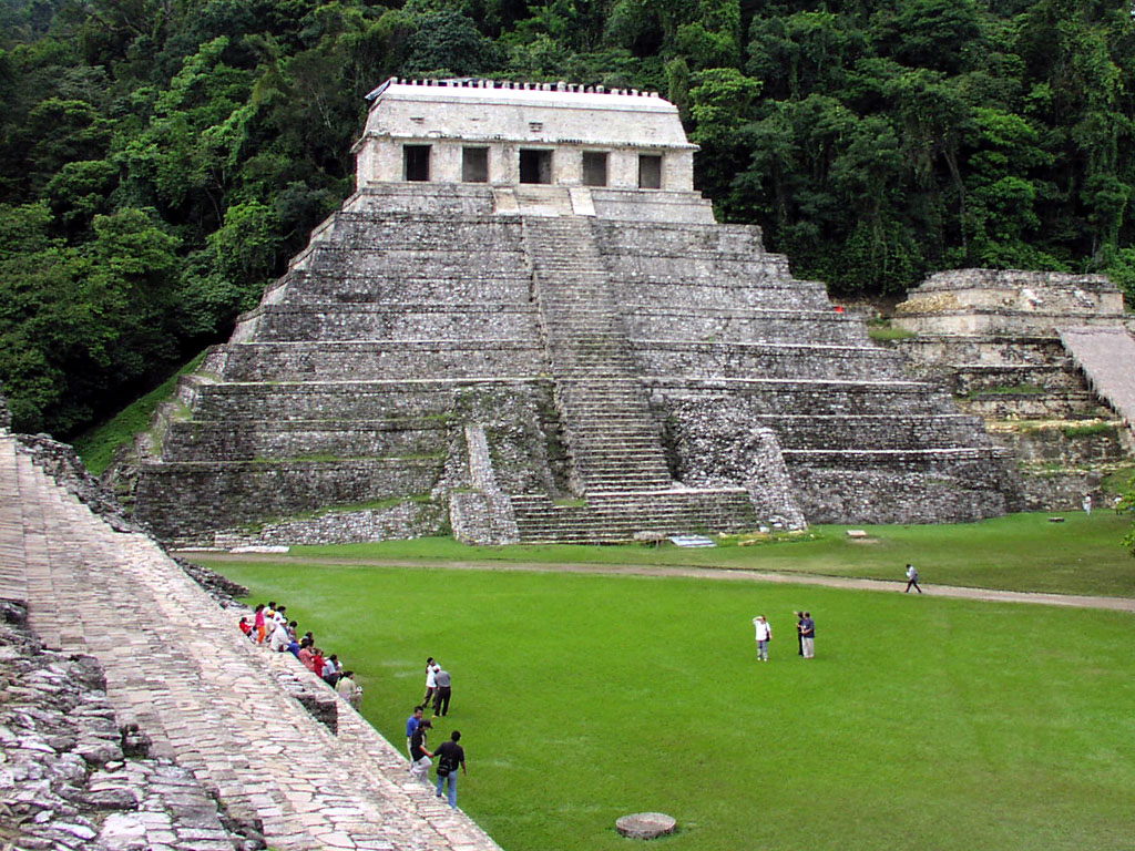 Temple of the Inscriptions - View from The Palace