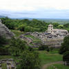 Temple of the Inscriptions and The Palace - View from Temple of the Cross