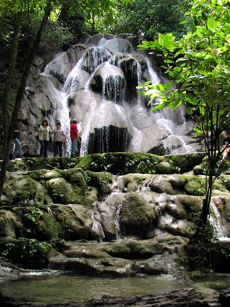 Queen's Bath Cascades on Otolum River