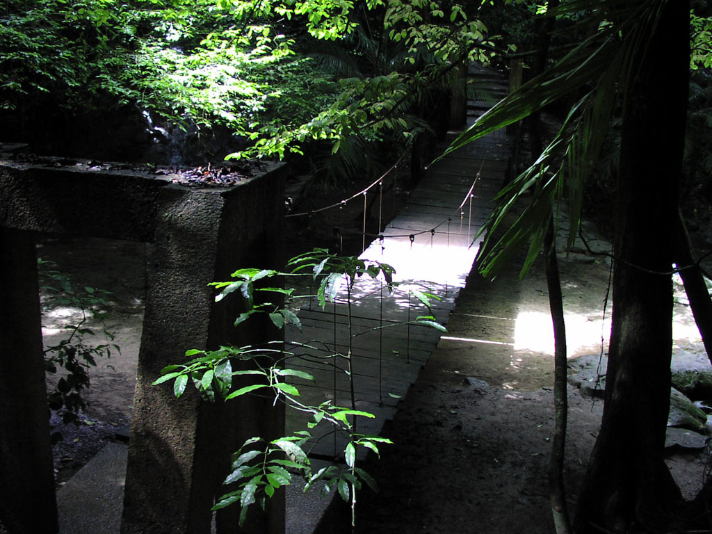Footbridge across Otolum River