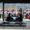 Indy 300 - A team preps its car in the garage