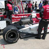 Indy 300 - The #12 team fine tuning the engine