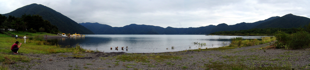 Mt. Fuji Area - Panorama of Lake Sai