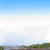 Mt. Fuji - View of cloud cover from hiking trail