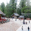 Toshogu - Panorama from Yomeimon Gate steps