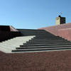 Stairs to the roof of the museum