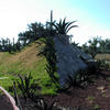 A pyramid-mound near the museum