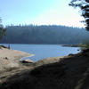 Near one of Lake Alpine's feeding points