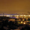 Vincent Thomas Bridge and Port of Los Angeles at San Pedro Bay