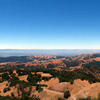 Mt. Hamilton - Panorama of San Jose and Silicon Valley, view from Lick Observatory