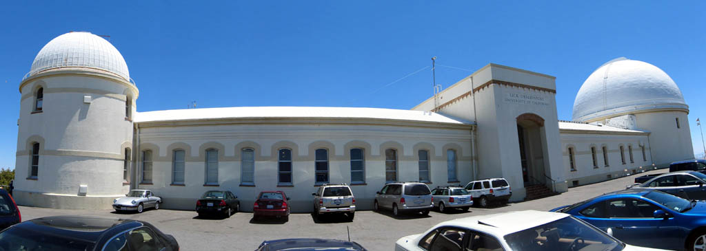 Mt. Hamilton - Panorama of Lick Observatory main building