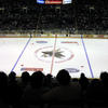 San Jose Arena - The Arena ice is clean and shiny; game on!