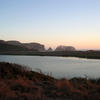 Rodeo Beach - Bird Island rises behind beach and Rodeo Lagoon