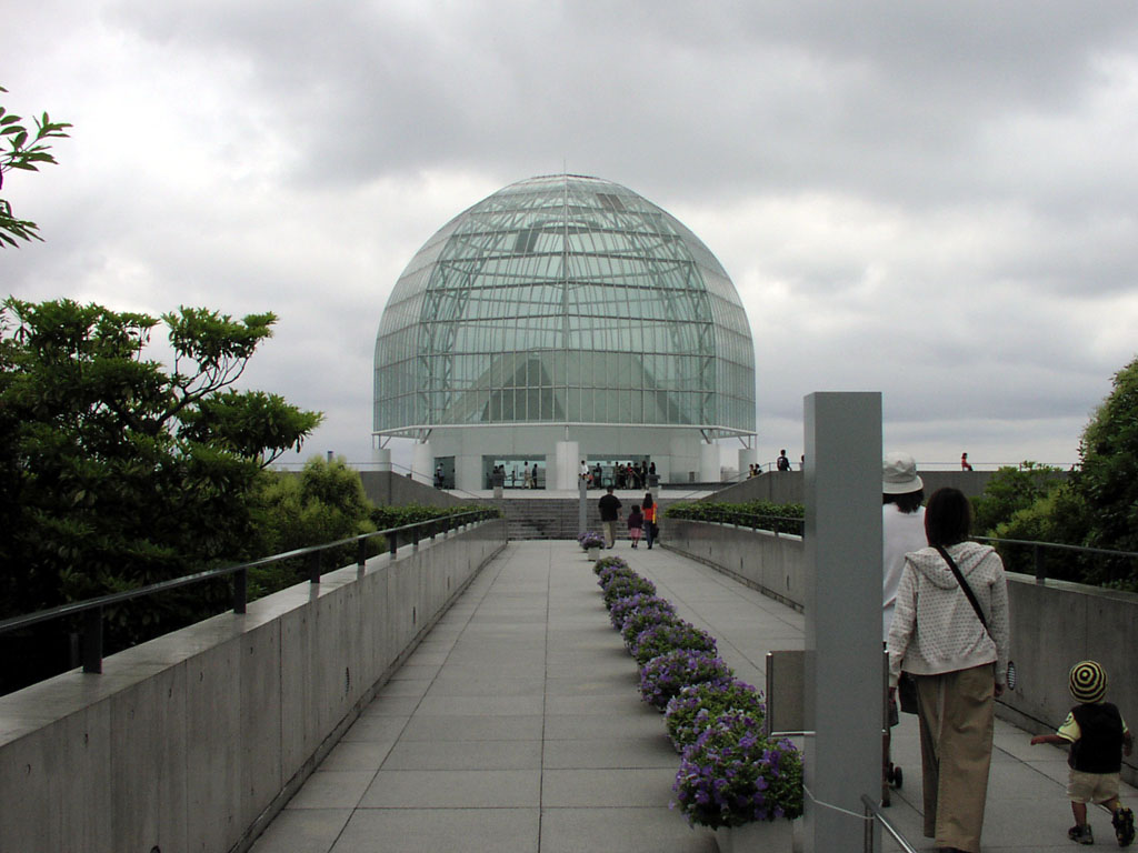 The dome of the Tokyo Sea Life Park