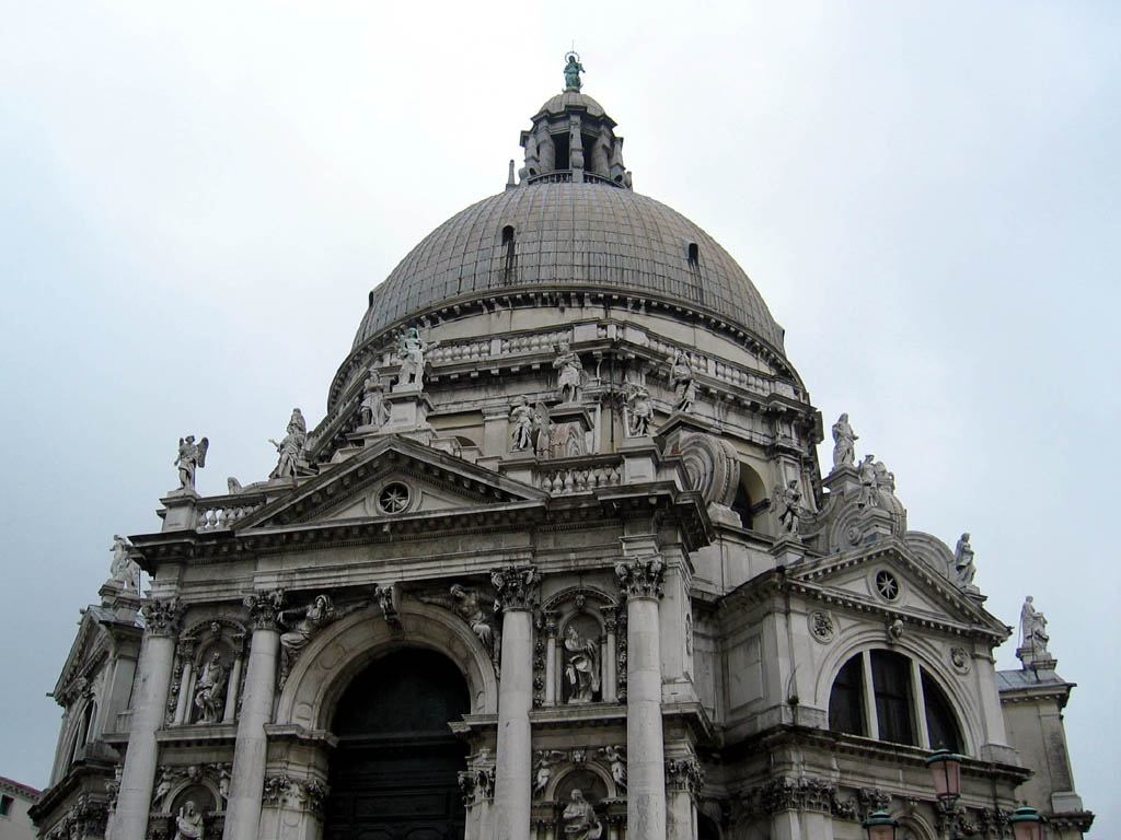 Closeup of Basilica di Santa Maria Della Salute