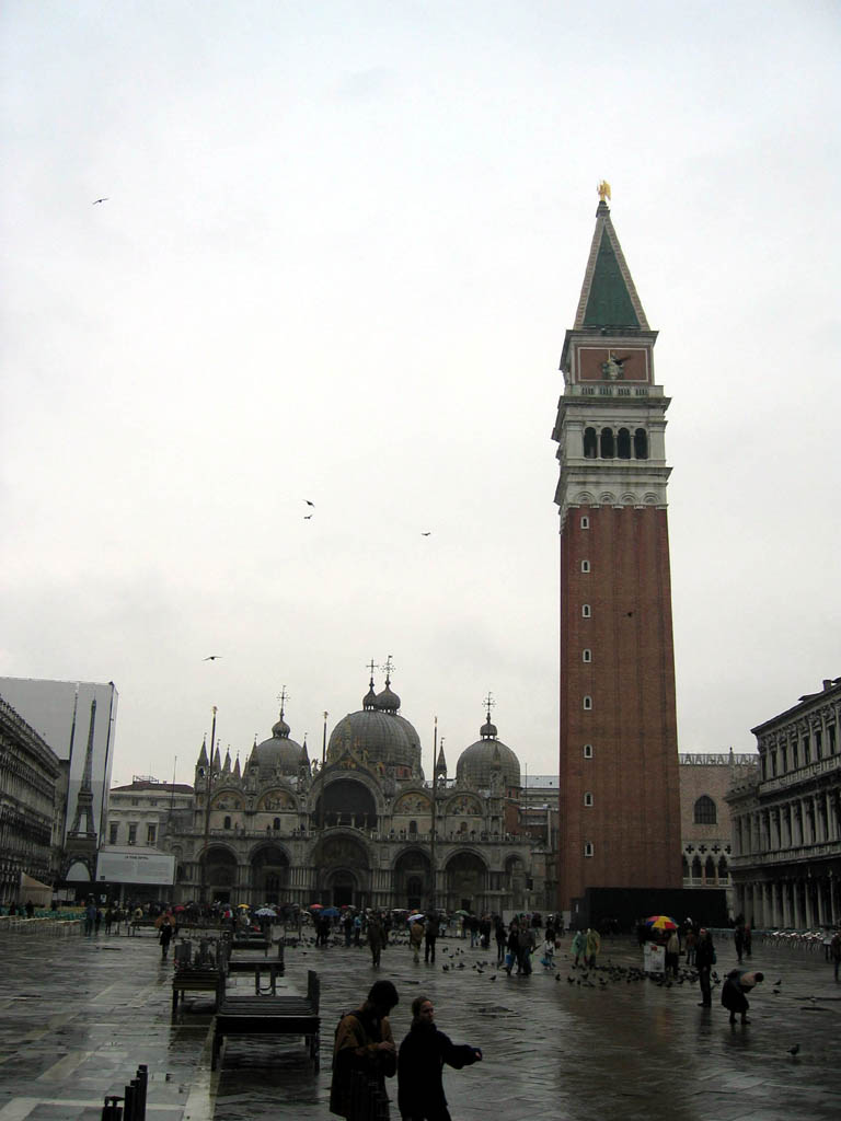 St. Mark's Campanile, with Basilica di San Marco in background