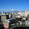 View of Hirosaki City and Mt. Iwaki from City Hirosaki Hotel