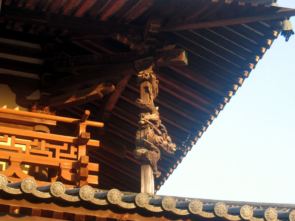 Horyuji Western Precinct - Kondo (Main Hall) detail