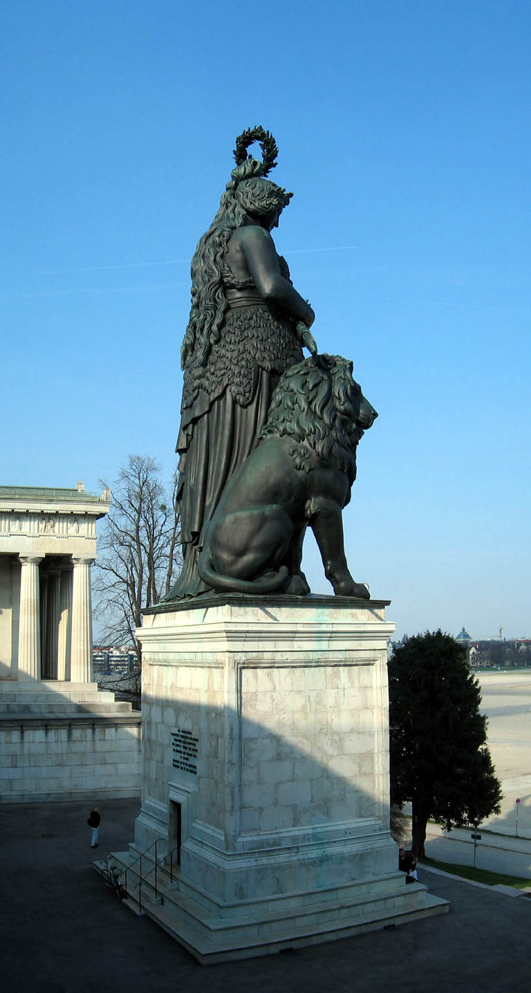 Bavaria Statue - Panorama from Ruhmeshalle (Hall of Fame)