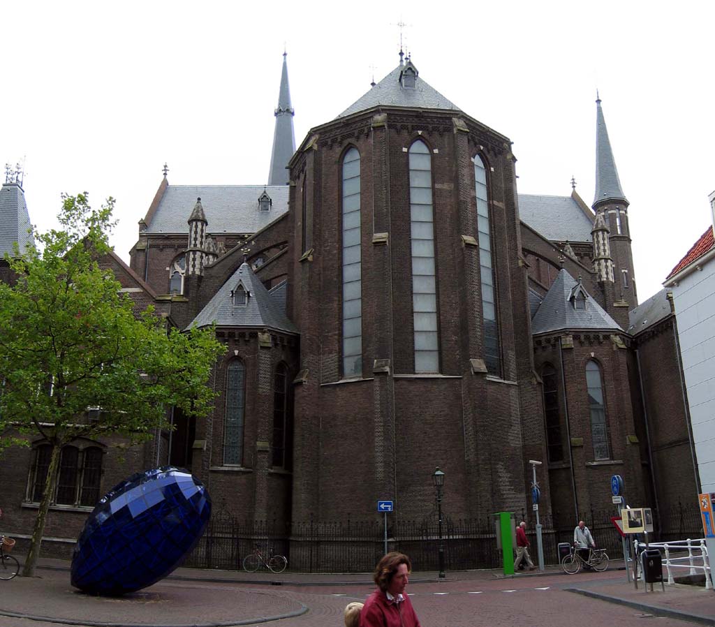 Market Square - Panorama of Maria van Jessekerk (Church)