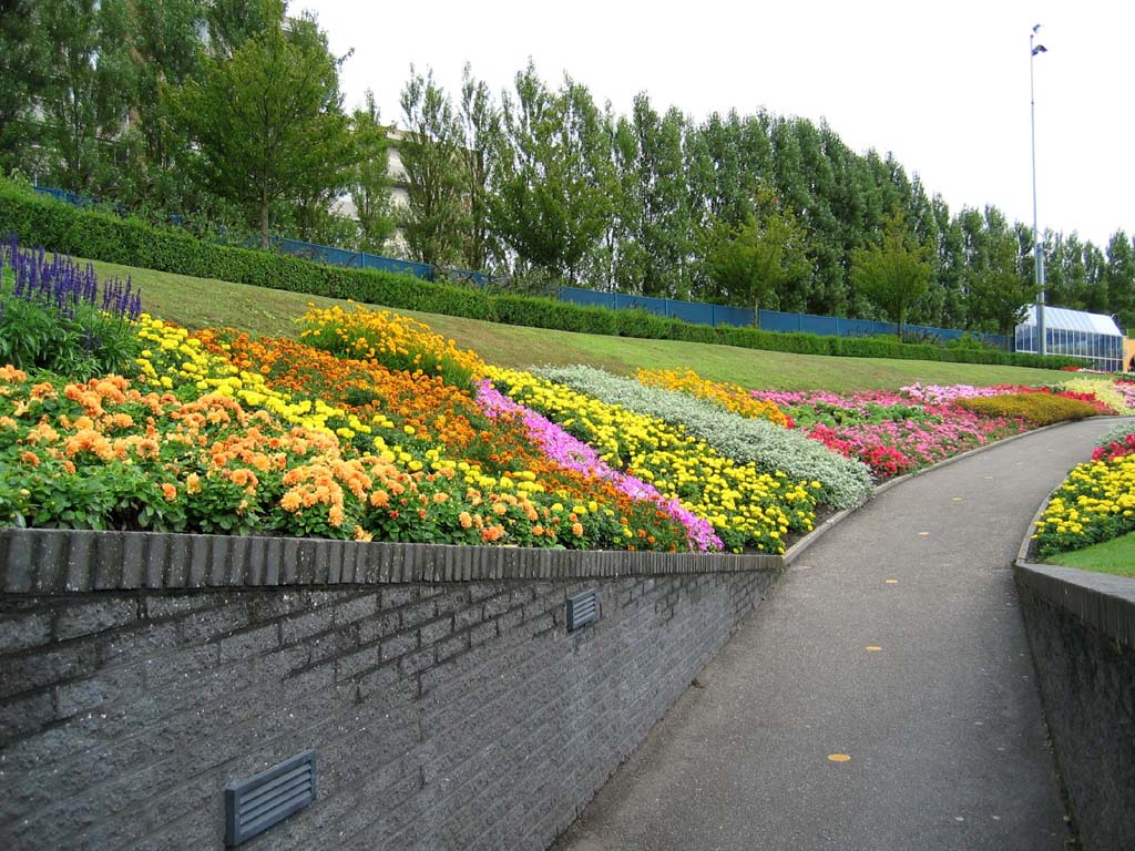 Madurodam Miniature City at Scheveningen - Holland; famous for flowers