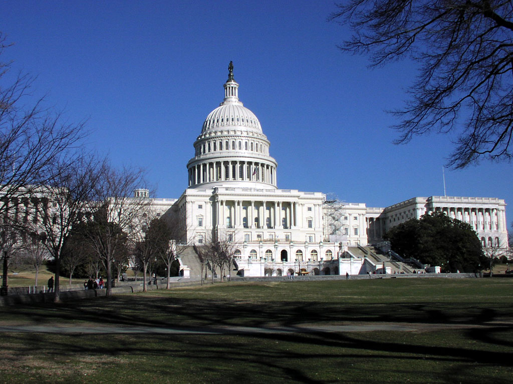 U.S. Capitol Building, view from the Peace Monument
