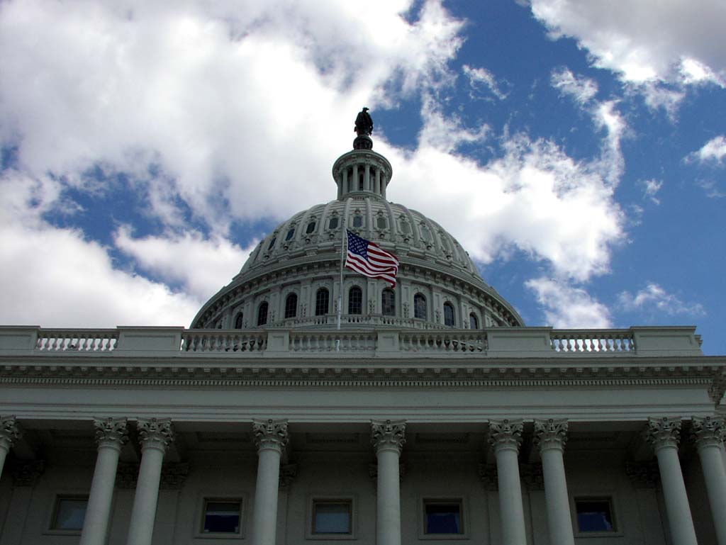 U.S. Capitol Building, closeup of dome