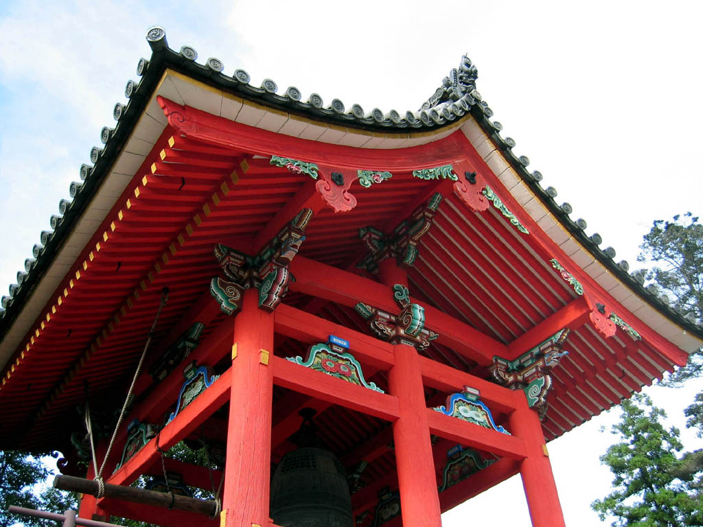 Kyomizu-dera - Architectureal details from wooden structure