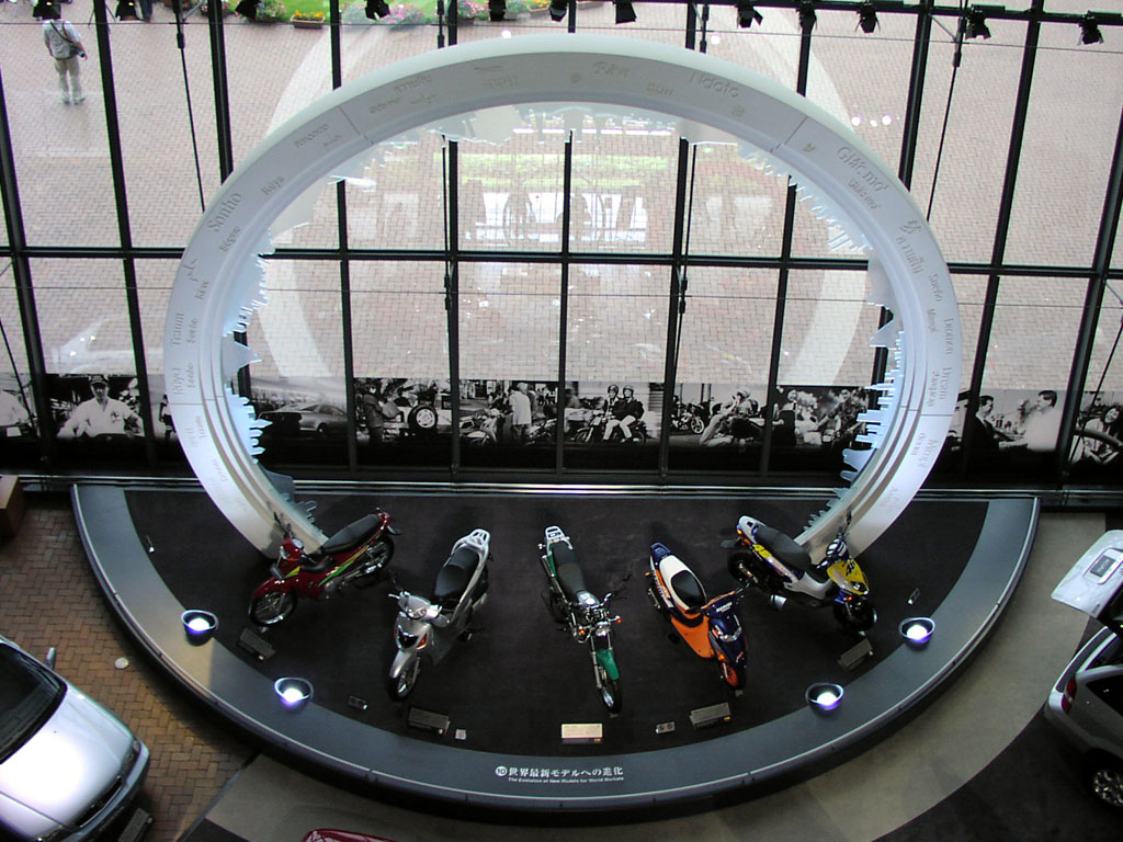 Honda Collection Hall - Motorcycles on display
