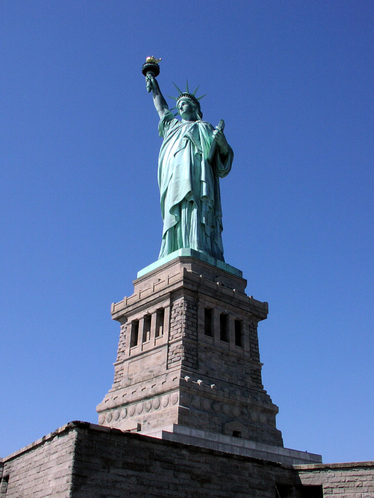 Statue of Liberty, view from the base of the statue