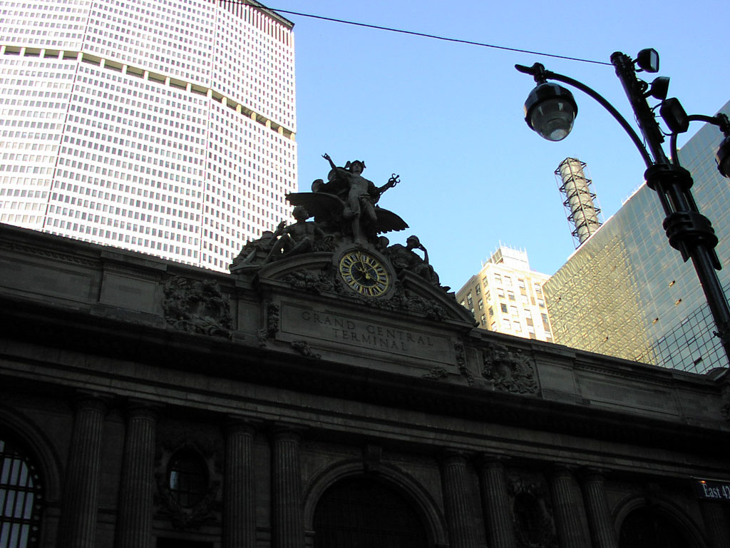 Grand Central Terminal, details along frieze